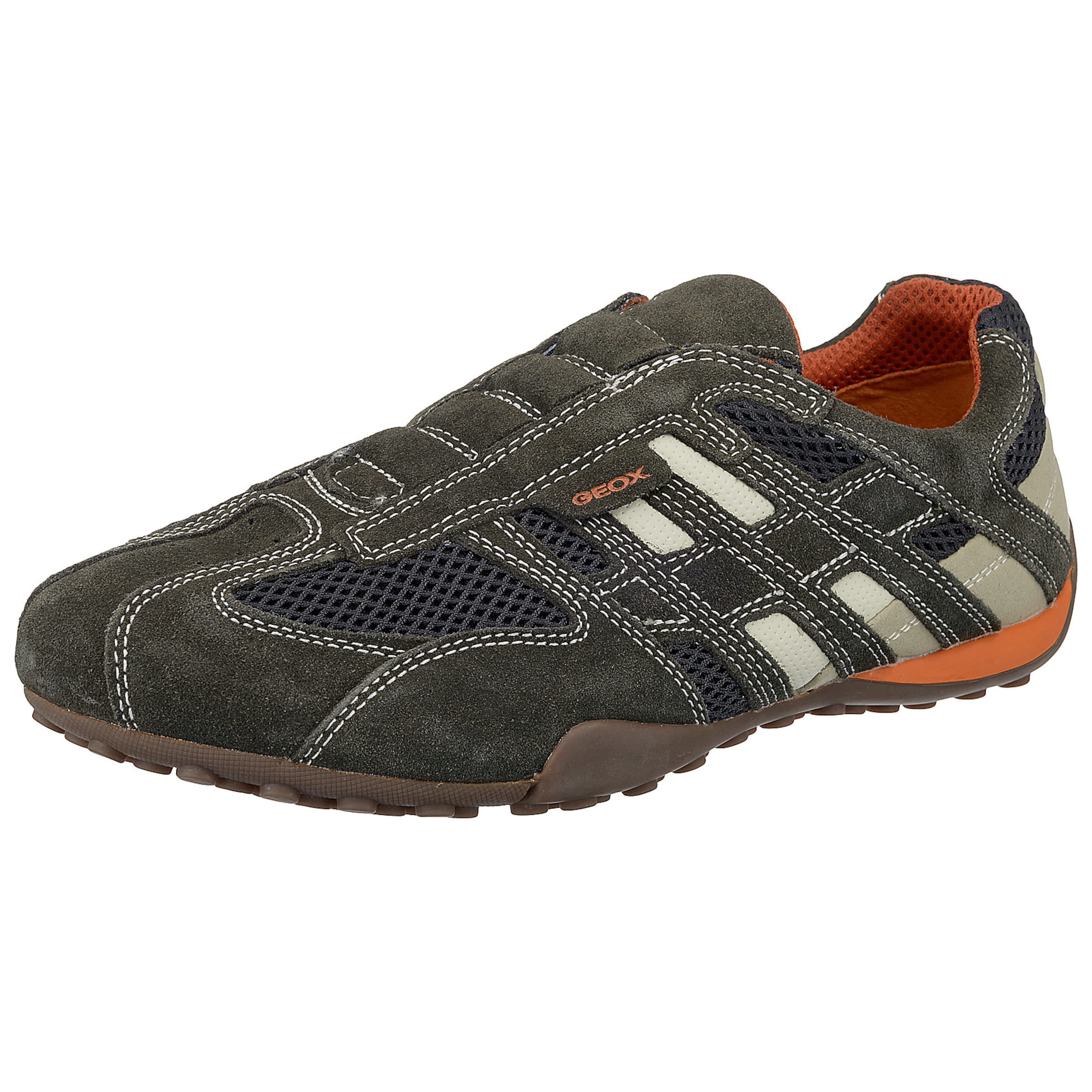 GEOX Låg sneaker 'UOMO SNAKE' i grå