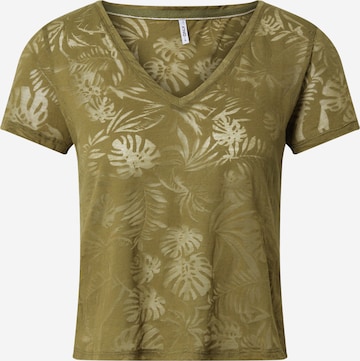 T-shirt 'Ofelia' ONLY en vert : devant