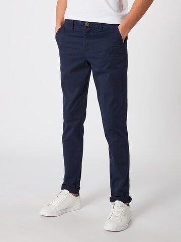 Slimfit Pantaloni chino 'JJIMarco JJBowie' di JACK & JONES in blu: frontale