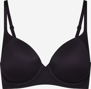 TRIUMPH T-shirt Bra 'Body Make-Up Soft Touch' in Black: front