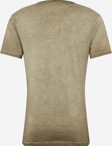 Key Largo Regular Fit Shirt 'MT HIGHWAY' in Grün