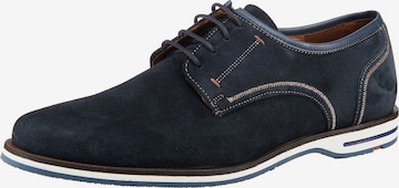 LLOYD Lace-Up Shoes 'Detroit' in Blue: front