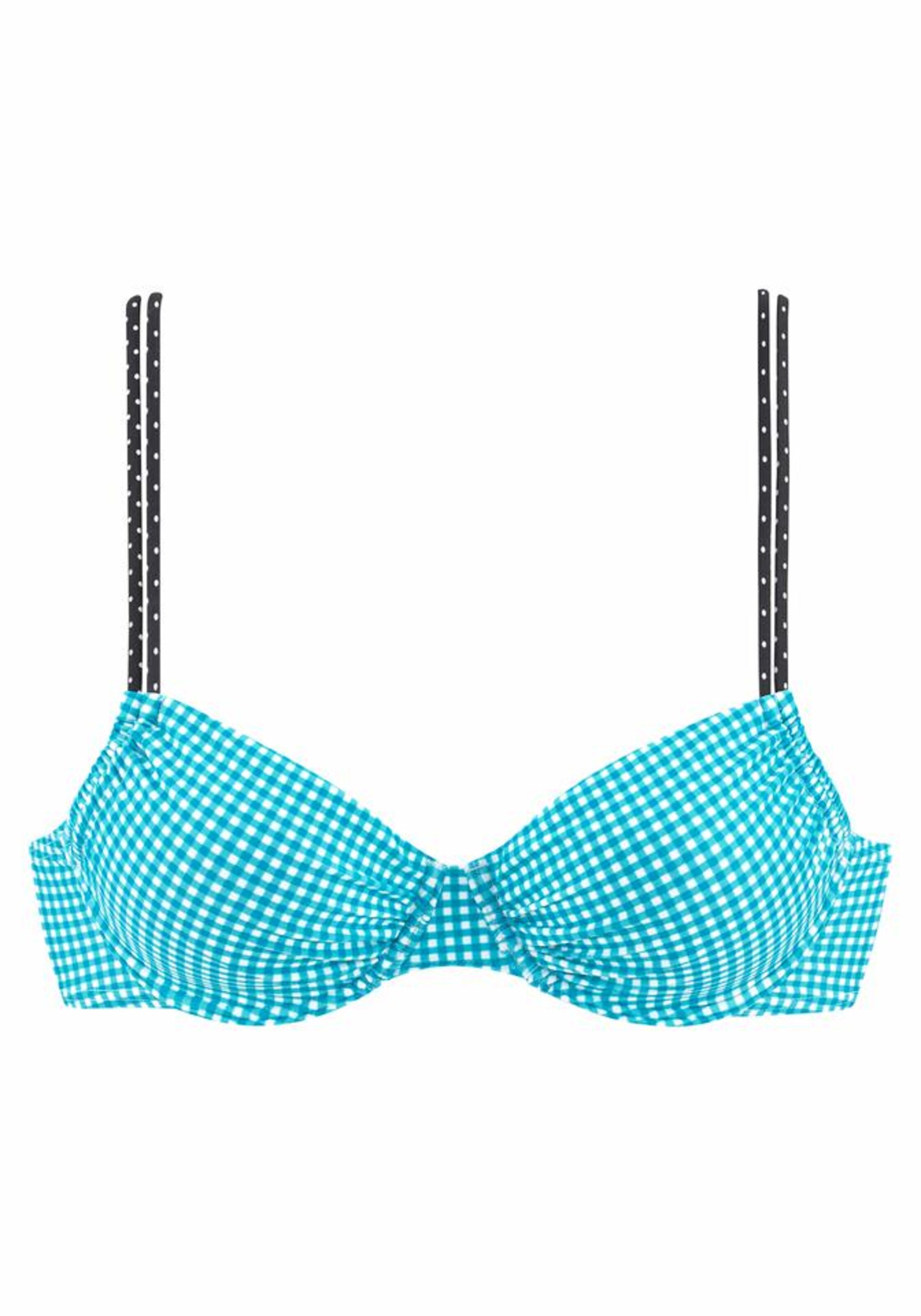 BUFFALO T-särgi Bikiinitopp 'Florida', värv sinine: eest vaates