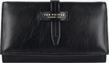 The Bridge 'Florentin' Geldbörse Leder 17 cm in Schwarz: predná strana