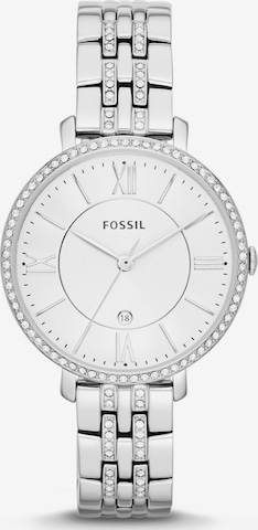 FOSSIL Аналогов часовник в сребърно: отпред