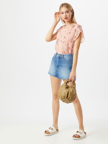 Lee Regular Jeans 'Thelma Short' in Blau