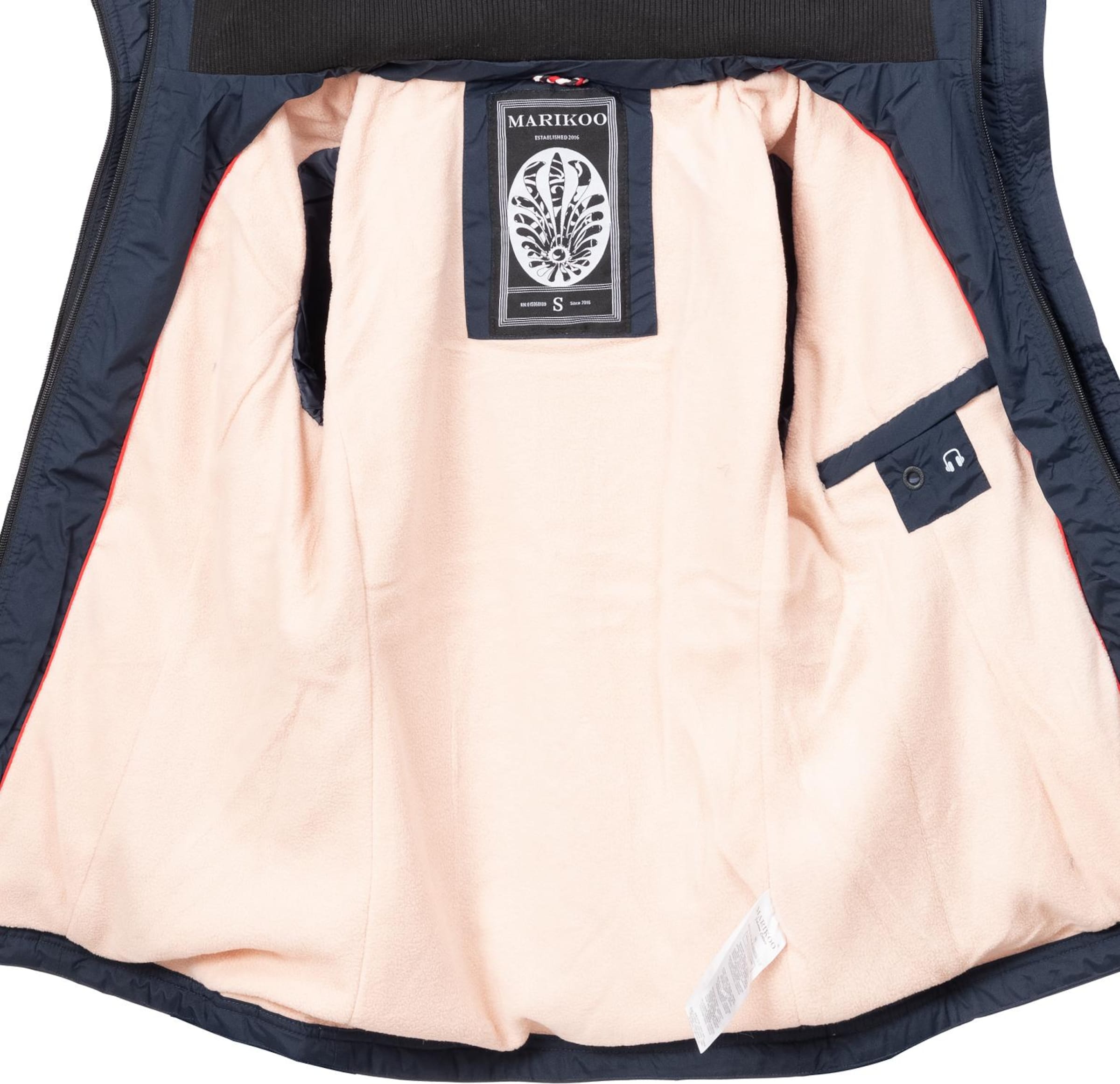 MARIKOO Функционално яке 'Erdbeere' в синьо