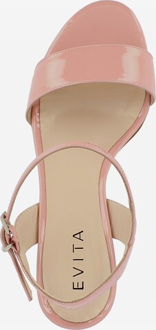 EVITA Strap Sandals 'AMBRA' in Pink