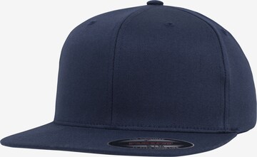 Cappello di Flexfit in blu: frontale