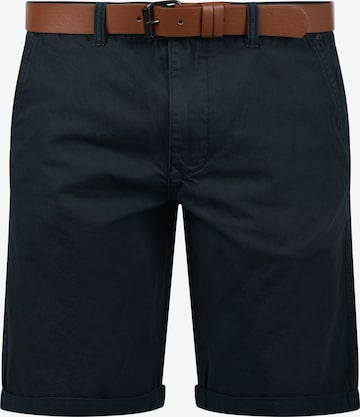 !Solid Regular Pants in Blue: front