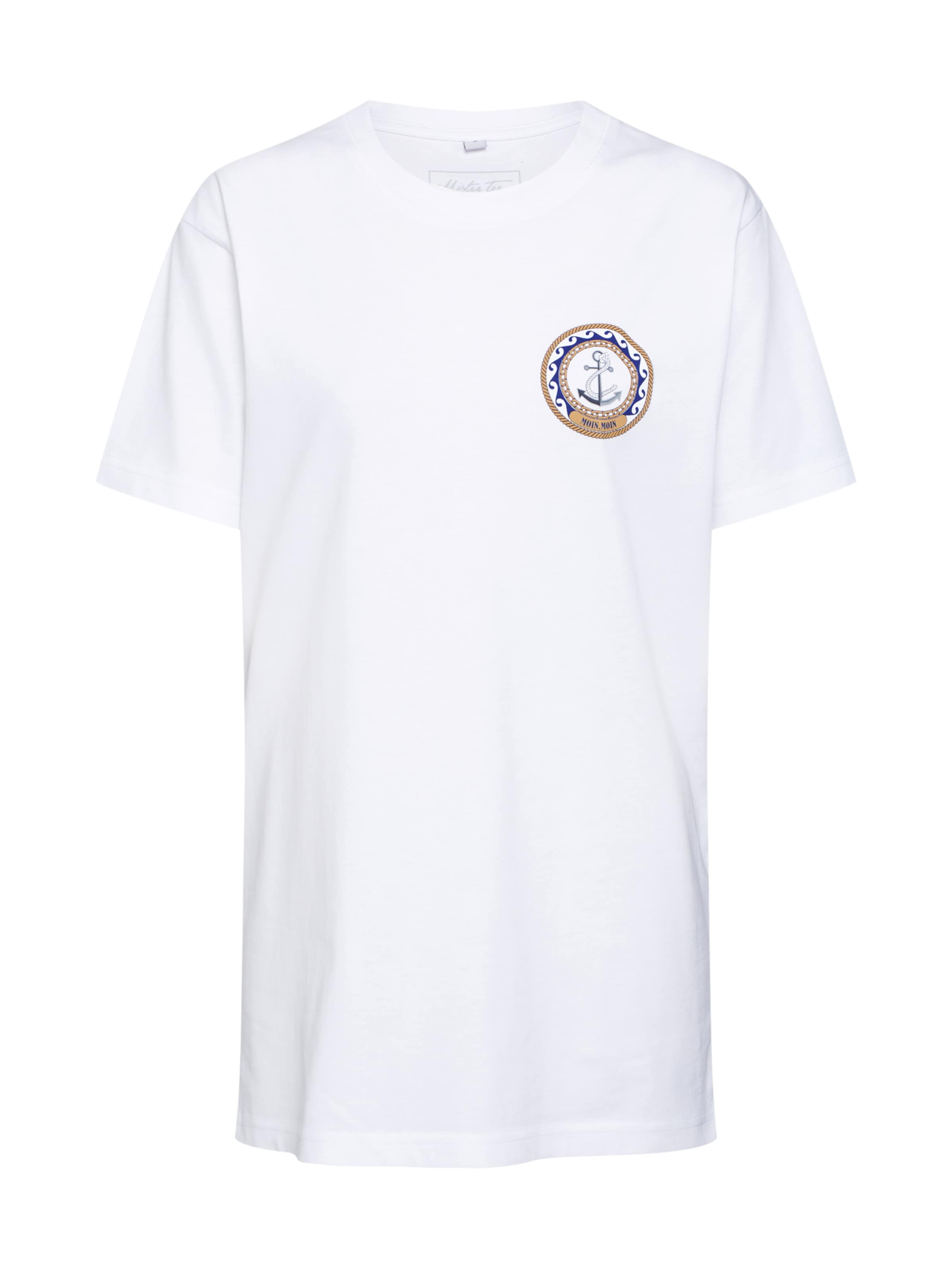 Merchcode Shirt 'Moin Moin' in White: front
