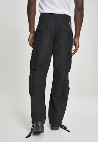 Brandit Loose fit Cargo trousers in Black
