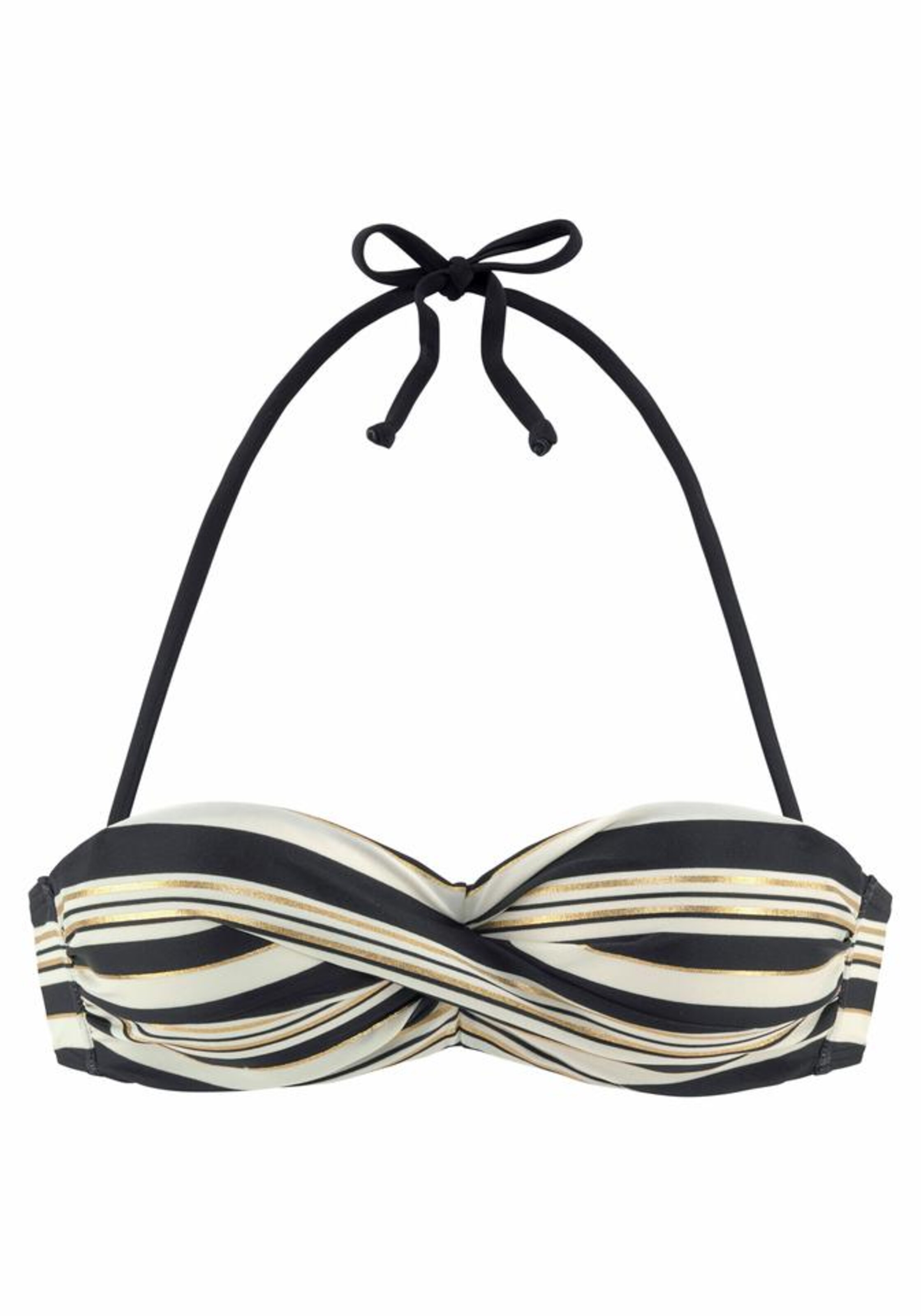 LASCANA - Bügel-Bandeau-Top 'Ella' in gold