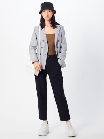 Fashion Union Blazer 'NERDY' in Grau