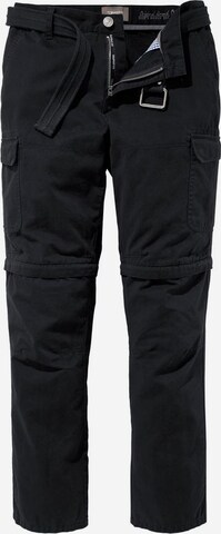 Man's World Regular Cargo Pants in Black: front
