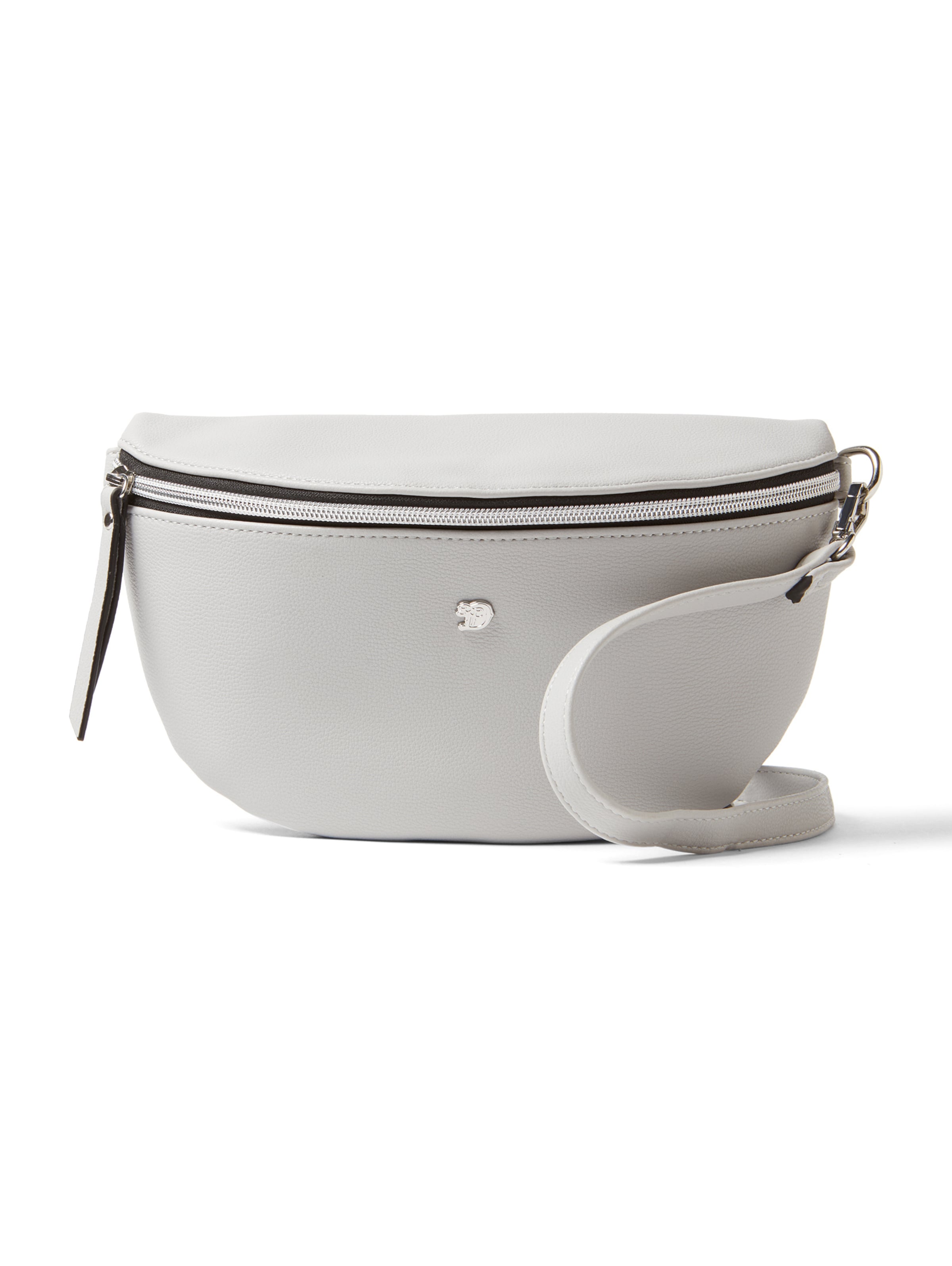 TOM TAILOR DENIM Gürteltasche  'Rosie' in Grau: Vorderseite