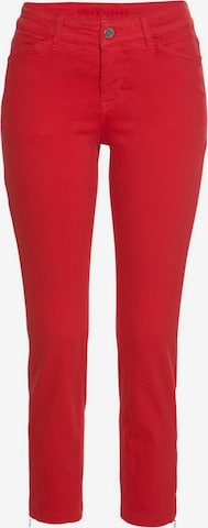 MAC Slimfit Jeans 'Dream' in Rood: voorkant