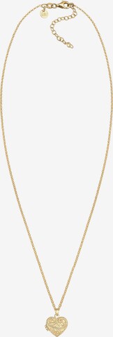 ELLI PREMIUM Ketting 'Herz' in Goud: voorkant