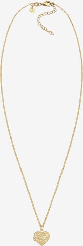 ELLI PREMIUM Necklace 'Herz' in Gold: front