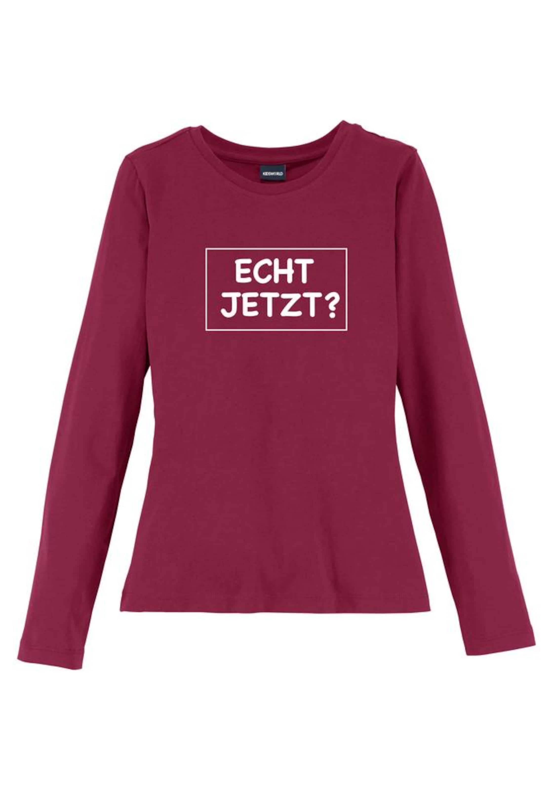 Kidsworld Shirt in Lila: Vorderseite