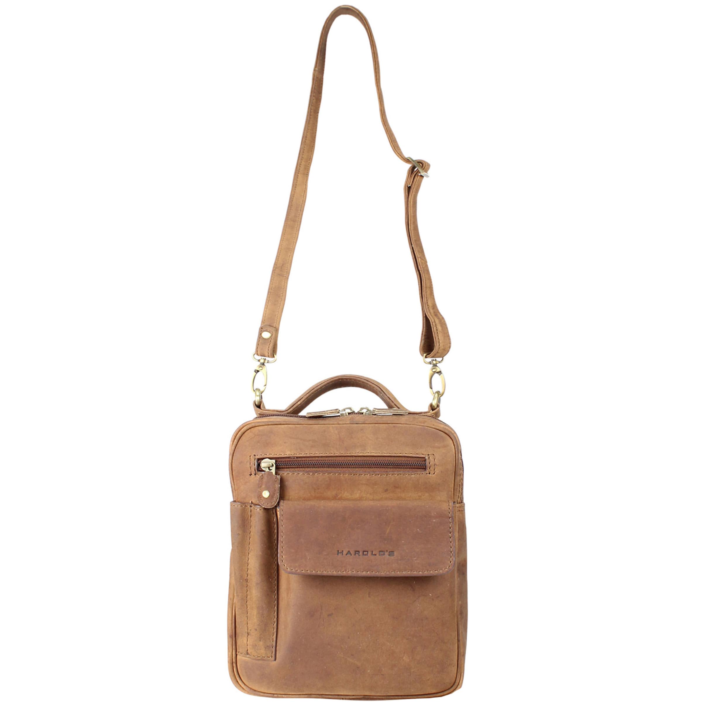 Harold's Crossbody bag in Brown: front