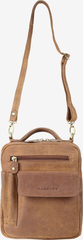 Harold's Crossbody Bag in Brown: front