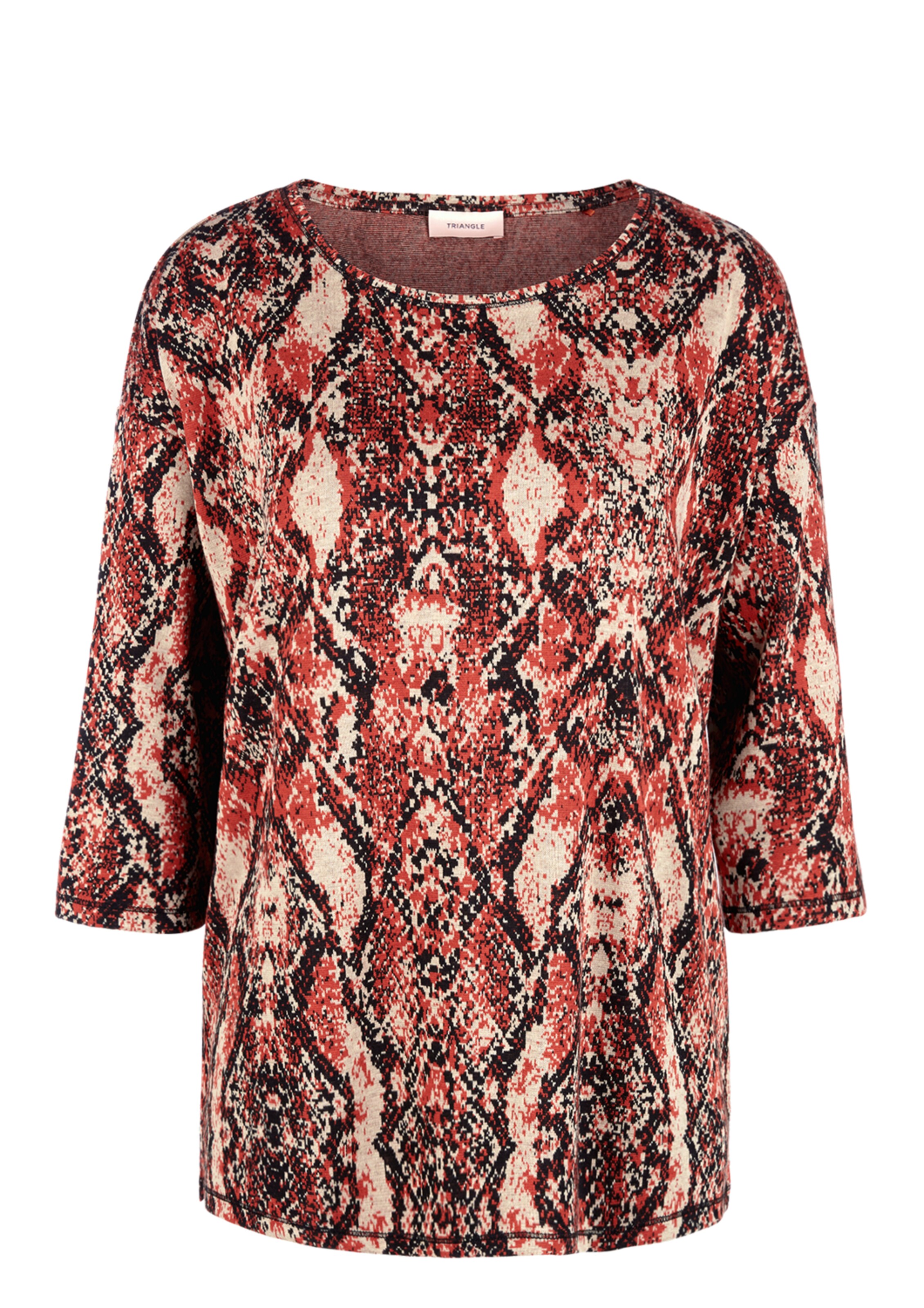 TRIANGLE - Sweatshirt in orange