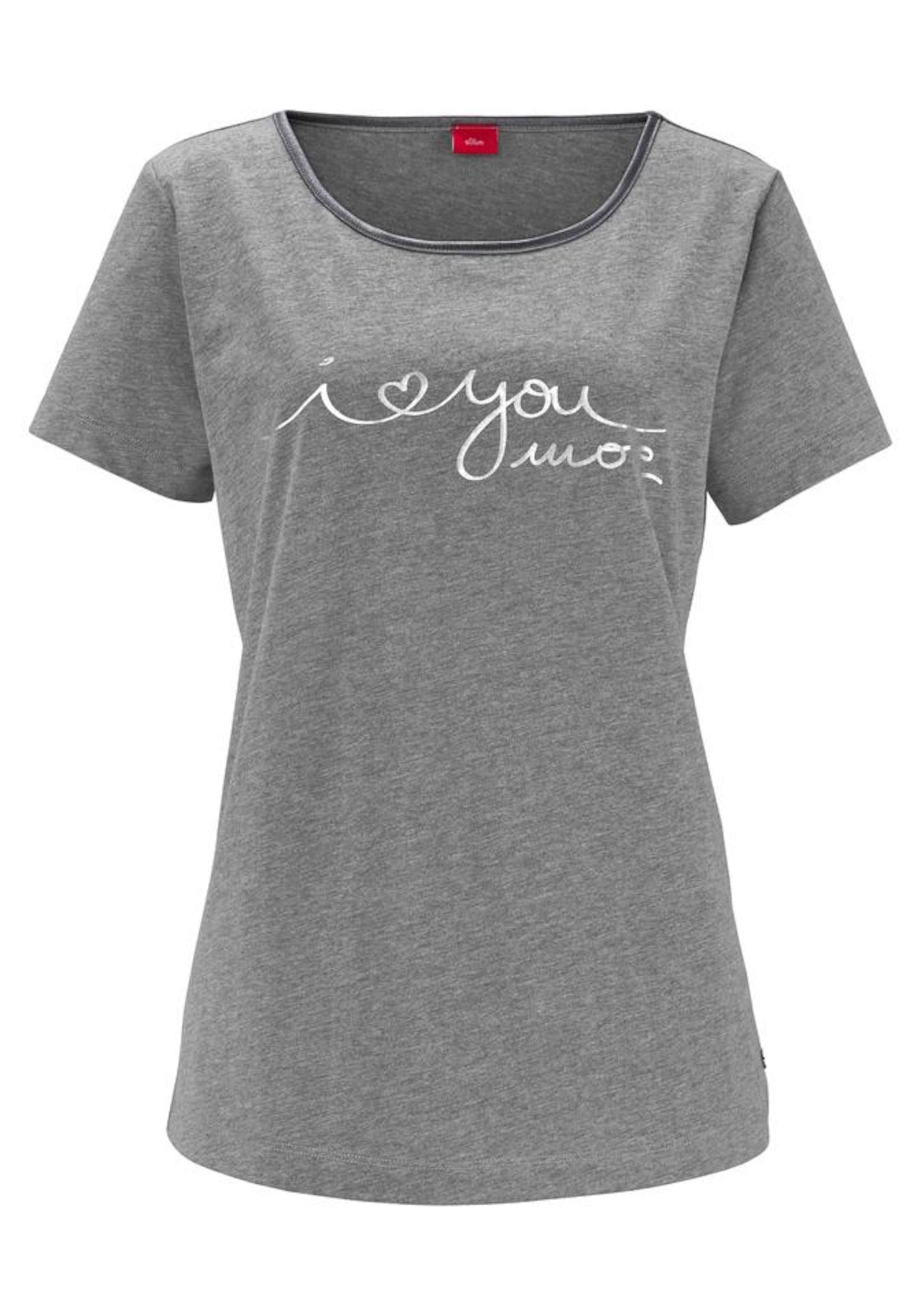 Shorty s.Oliver en gris : devant