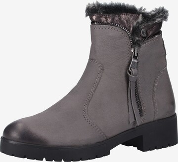 Venturini Milano Ankle Boots in Grey: front