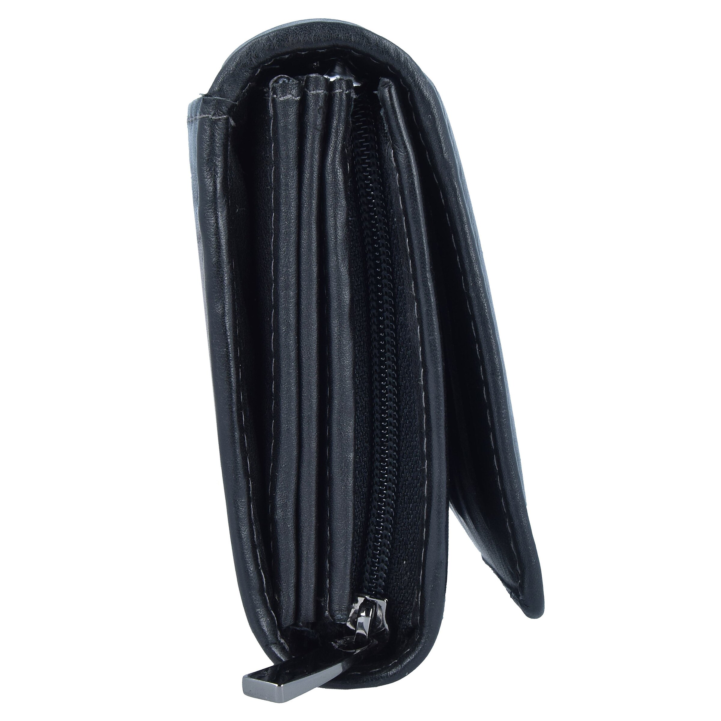 Portamonete 'Rfid' di Greenland Nature in nero