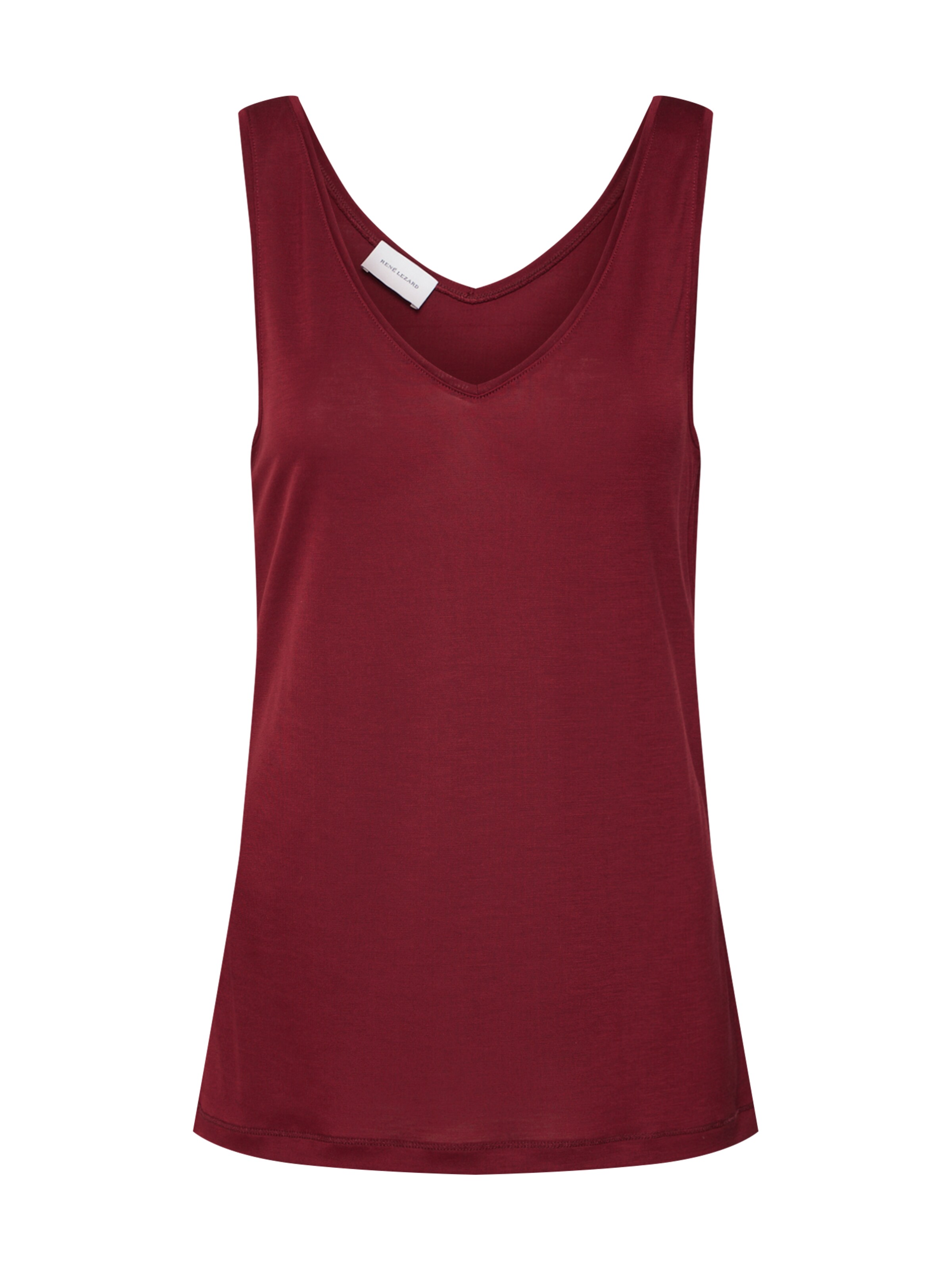 RENÉ LEZARD - Top in de kleur Wijnrood