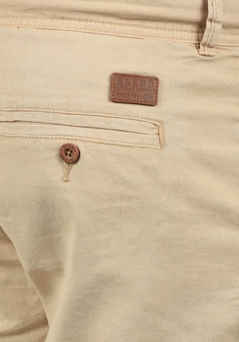 BLEND Regular Trousers 'Lias' in Beige