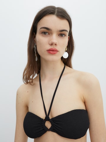 EDITED Regular Bikini Top 'Rochelle' in Black: front