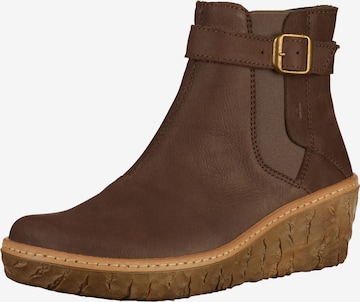 EL NATURALISTA Ankle Boots in Brown: front