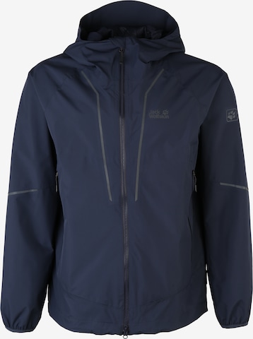 JACK WOLFSKIN Outdoor jacket 'SIERRA' in Blue: front