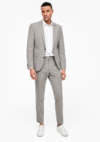 s.Oliver BLACK LABEL Slim Fit Sakko in Grau: predná strana