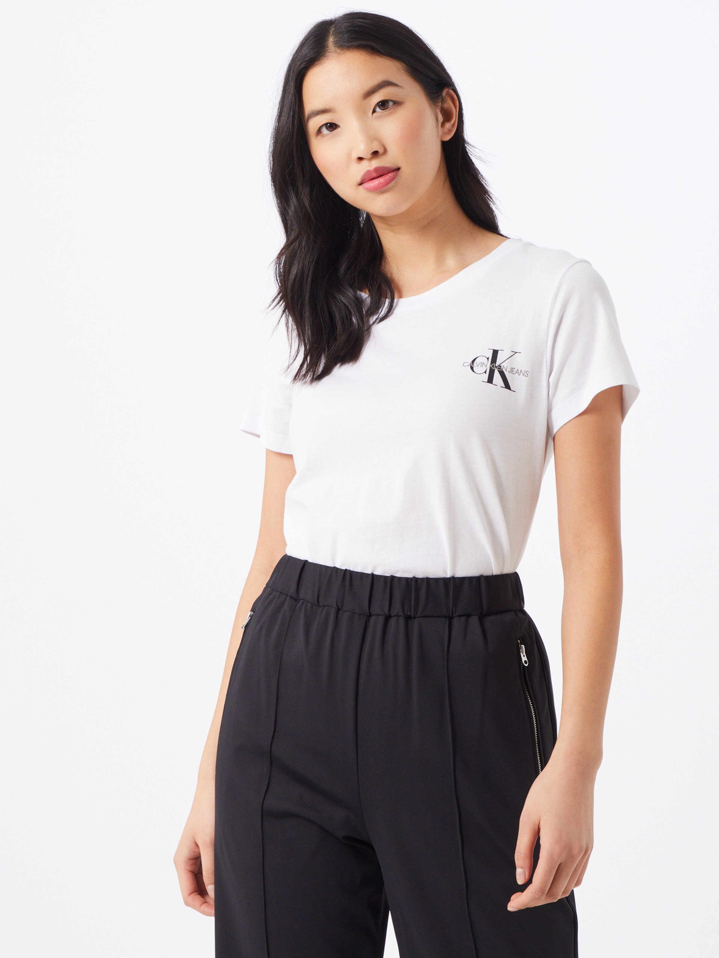 Frauen Shirts & Tops Calvin Klein Jeans Shirt in Schwarz, Weiß - JR41920