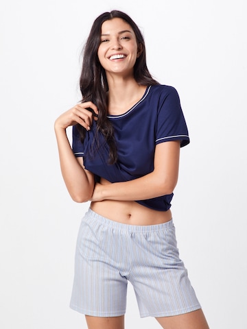 CALIDA Regular Pajama 'Sweet Dreams' in Blue: front