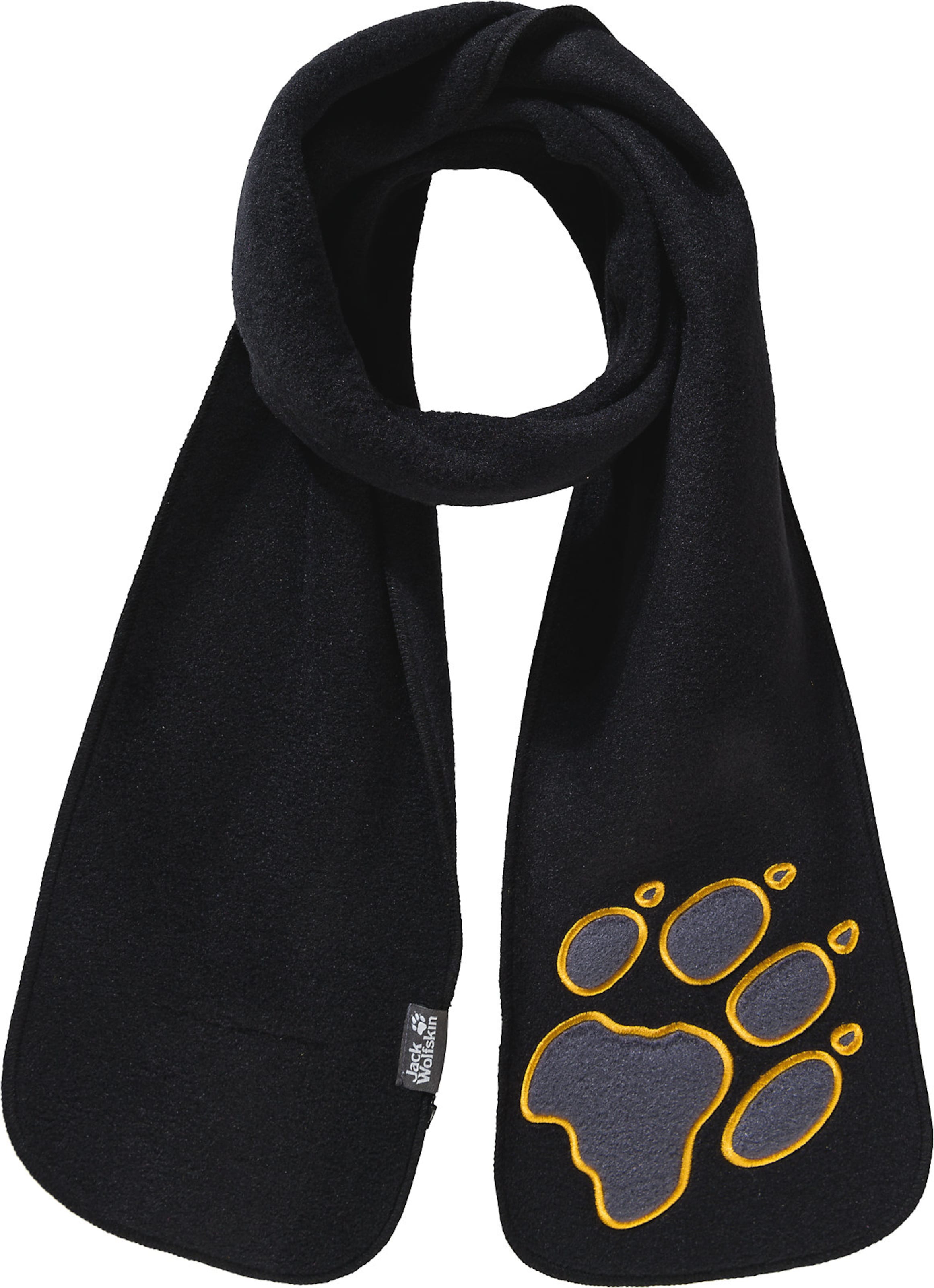 JACK WOLFSKIN - Schal 'Paw' in schwarz