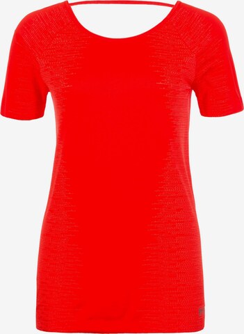 UNDER ARMOUR Funktionsshirt 'THREADBORNE' in Rot: predná strana