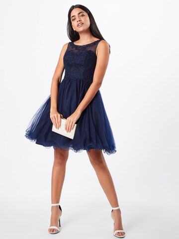 Robe de cocktail Laona en bleu