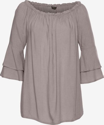 LASCANA Blouse in Grey: front