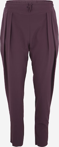 ODLO Slimfit Spodnie sportowe w kolorze fioletowy: przód