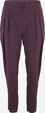 ODLO Slimfit Sportbroek in Lila: voorkant