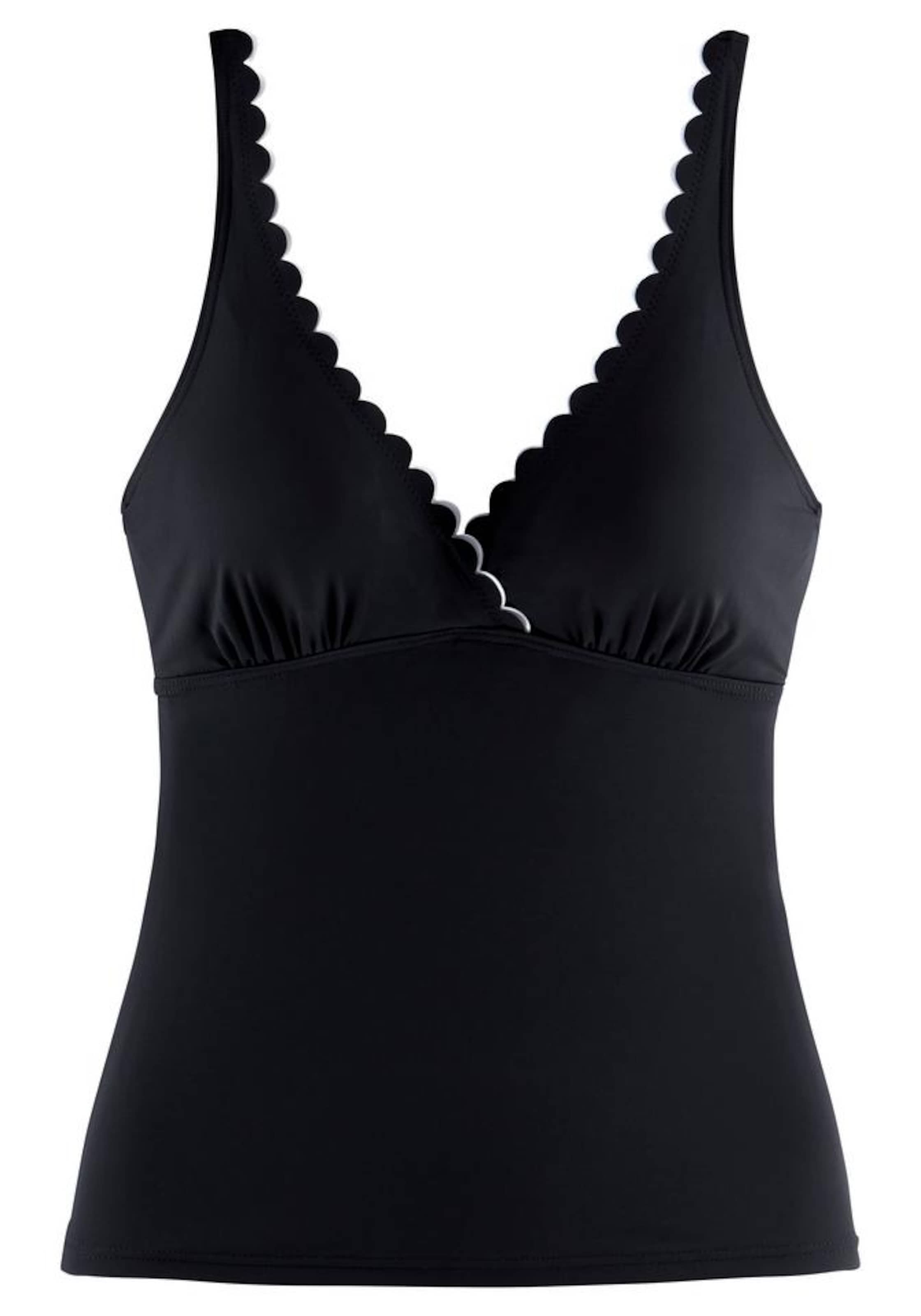 Triunghi Tankini top de la LASCANA pe negru: față