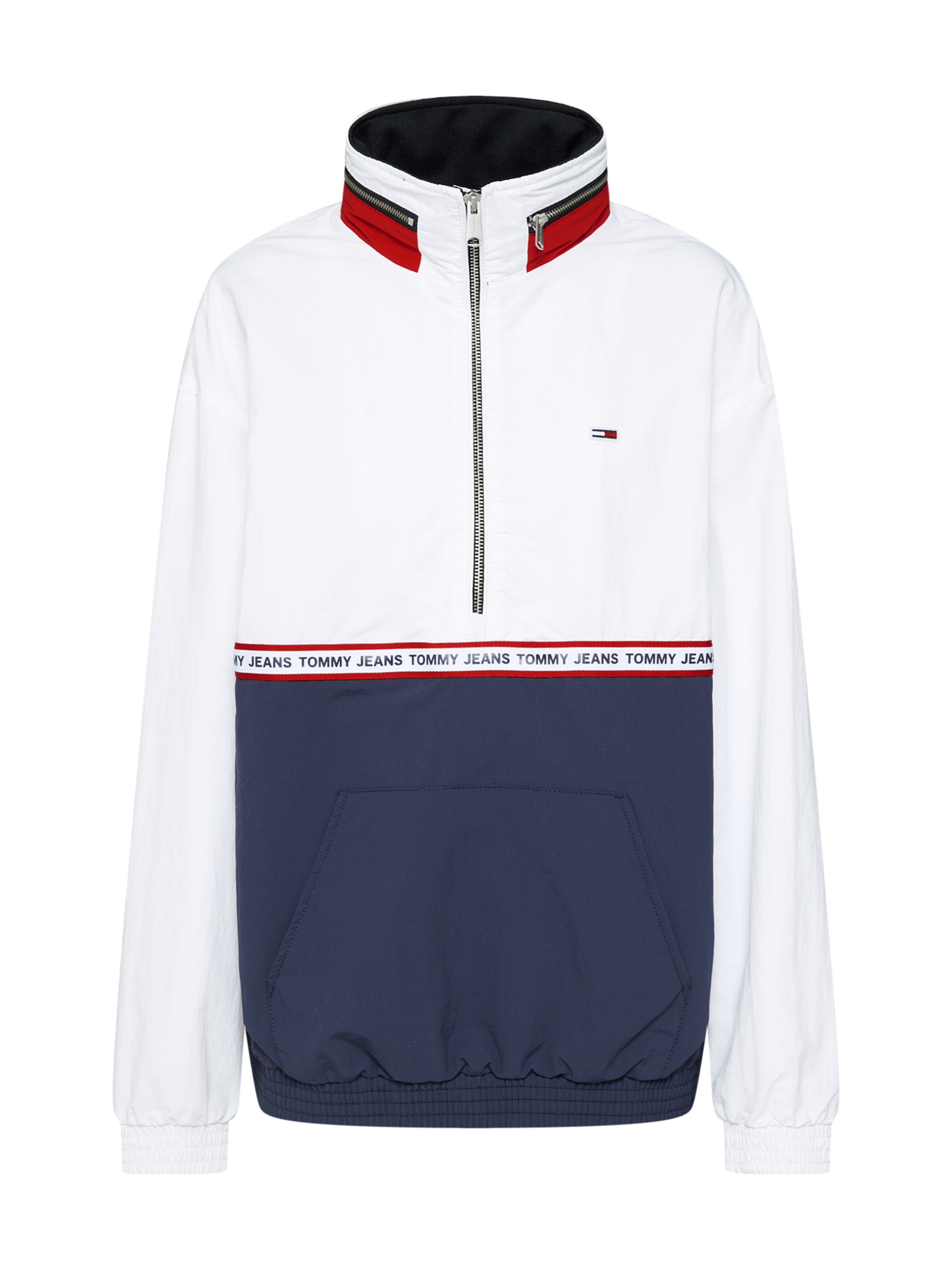 Tommy Jeans - Jacke 'TJW TAPE DETAIL POPOVER' in navy