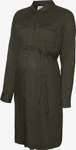 MAMALICIOUS Shirt Dress 'MERCY' in Green: front