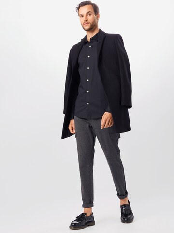 Only & Sons Slim fit Button Up Shirt 'Bart' in Black