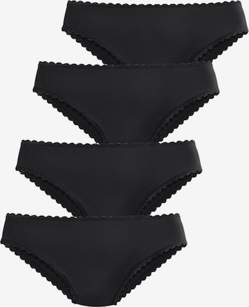 Slip di GO IN in nero: frontale