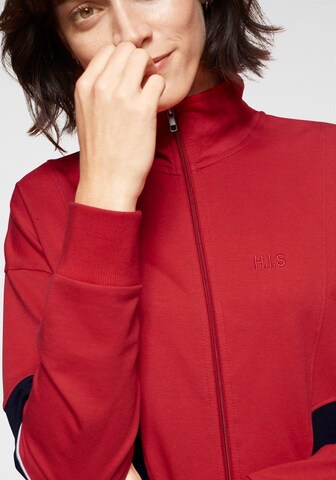 H.I.S Sweatjacke in Rot